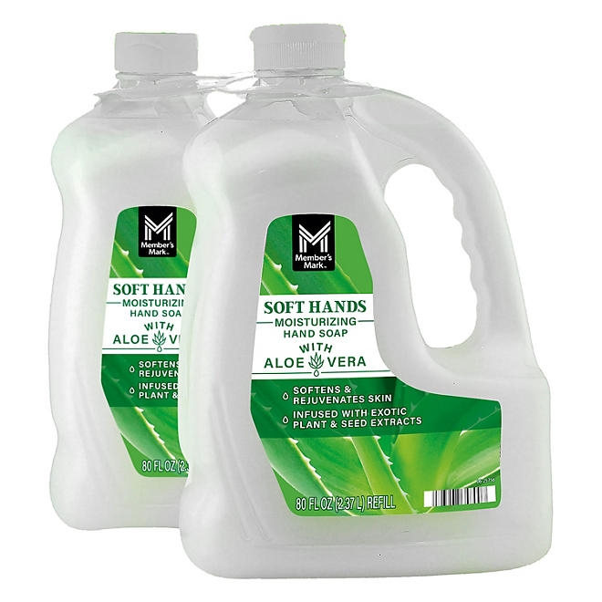 Member's Mark Aloe Vera Moisturizing Hand Soap, 80 fl. oz. - Image 2