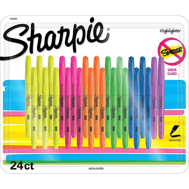 Sharpie Accent, Highlighters, Assorted Colors, 24 Pack - Image 2