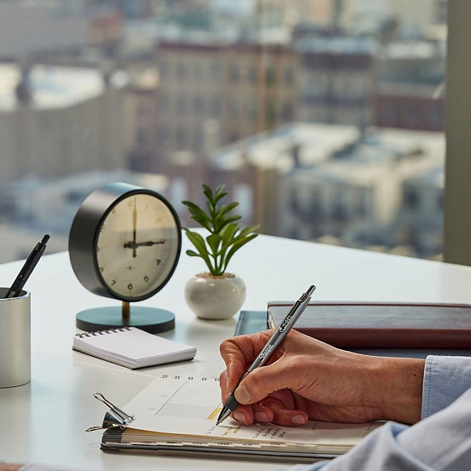 Sharpie Metal Barrel S-Gel Pens, 6-Pack, Medium Point 0.7mm - Image 7