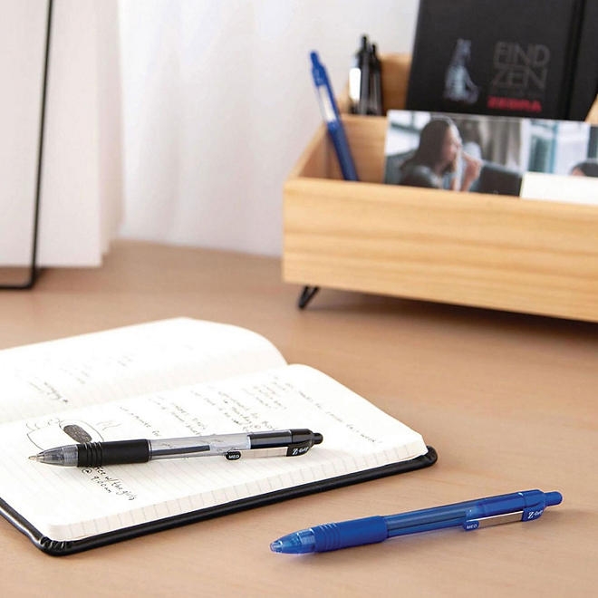 Zebra - Z-Grip Retractable Ballpoint Pen, Black Ink, Medium - 24/Pack - Image 7