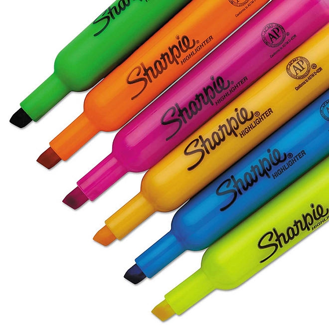 Sharpie Accent - Accent Tank Style Highlighter, Chisel Tip, Assorted Colors - 6 ct. - Image 3