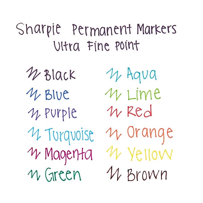 Sharpie Retractable Permanent Markers, Fine Point, Assorted Colors - Image 5