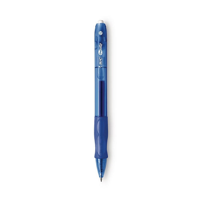 BIC Gel-ocity Retractable Gel Pen, Blue Ink, .7mm, Medium, 12ct. - Image 3