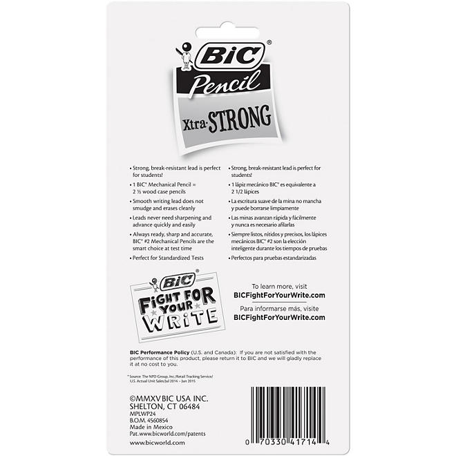 BIC Xtra-Strong Mechanical Pencil, 0.9mm, Assorted Colors, 24ct. - Image 3
