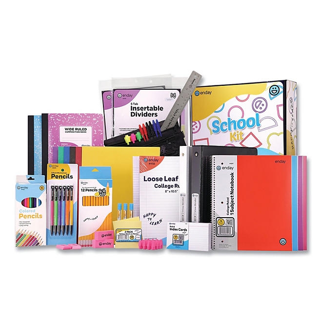 enday Back to School Supplies Kit for High School/College - Image 2