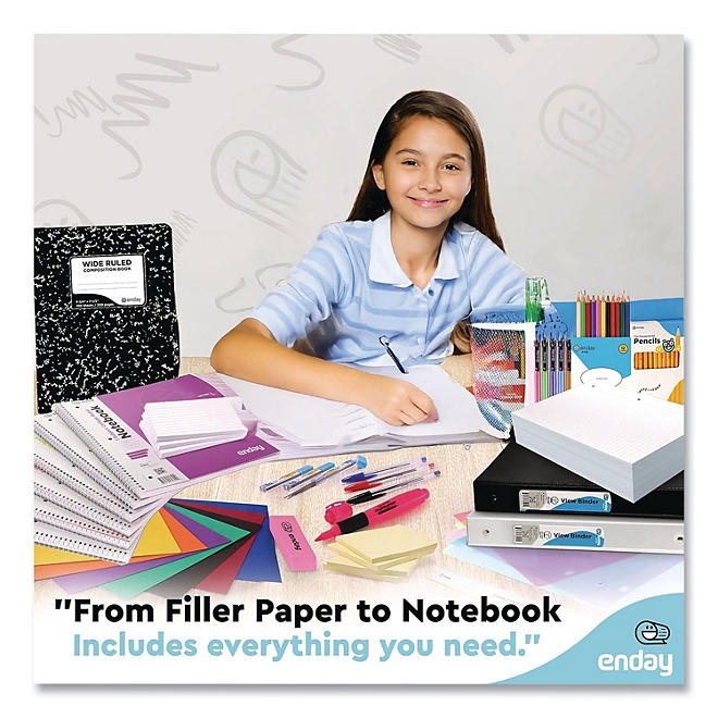 enday Back to School Supplies Kit for High School/College - Image 5