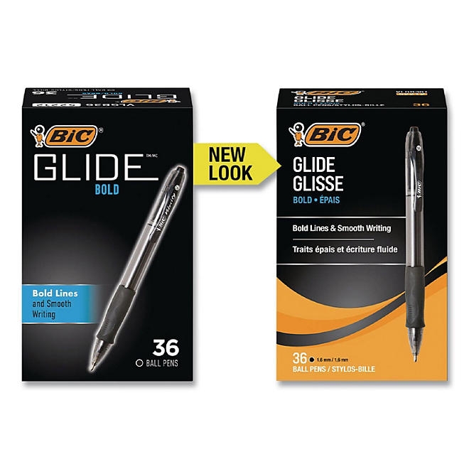 BIC Velocity Retractable Ball Pen, 1.6 mm, Black, 36 pk. - Image 3