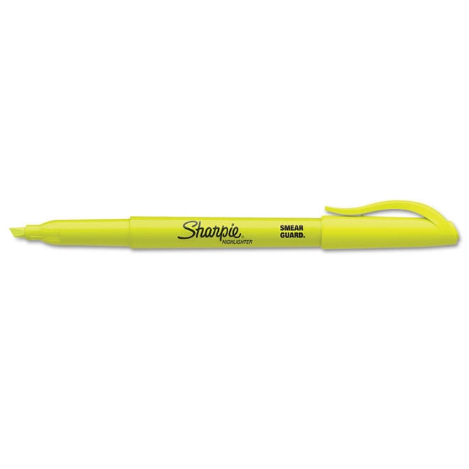 Sharpie Pocket Highlighters - Office Pack, Chisel Tip, Yellow, 36 per pack - Image 4