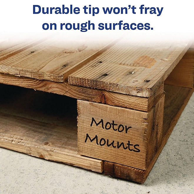 Avery MARKS A LOT Large Desk-Style Permanent Marker Value Pack, Broad Chisel Tip, Black, 36/Pack - Image 6