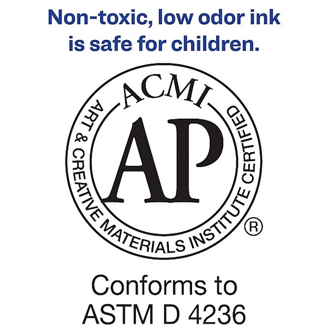 Avery MARKS A LOT Large Desk-Style Permanent Marker Value Pack, Broad Chisel Tip, Black, 36/Pack - Image 9