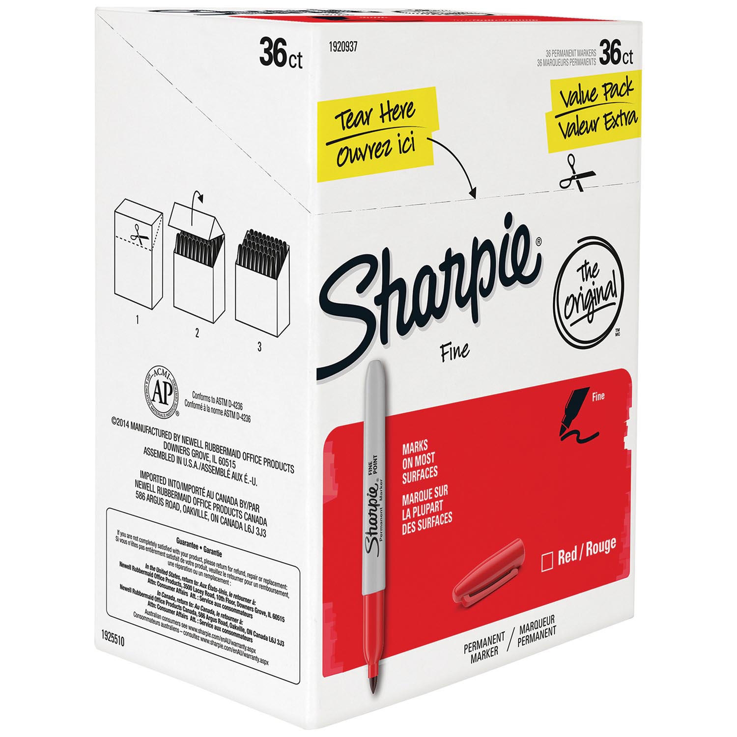 Sharpie Permanent Marker, Fine Point, Select Color - 36/Pack - Image 6