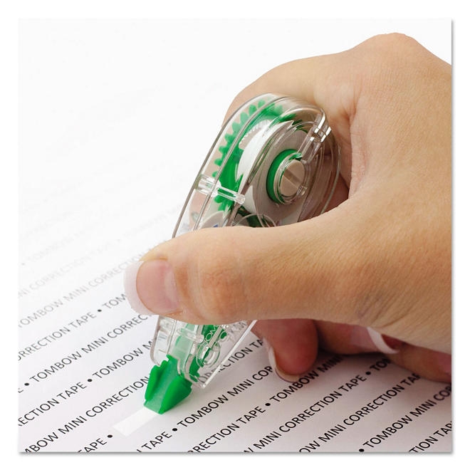 Tombow® MONO Mini Correction Tape, 1/6" x 315", Non-Refillable, 10pk. - Image 3