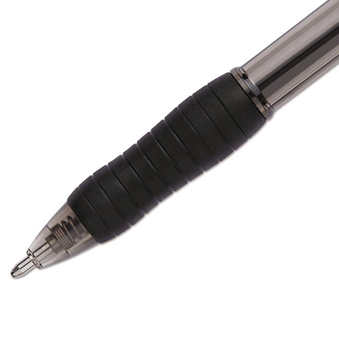 PaperMate Profile Ballpoint Pen, Retractable, Bold 1.4 mm, Black Ink, Translucent Black Barrel, Dozen - Image 4