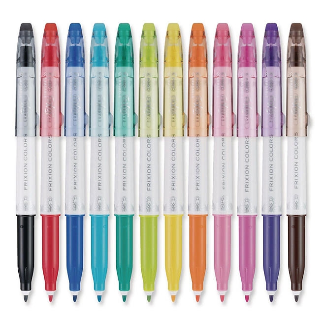 Pilot FriXion Colors Erasable Porous Point Pen, Stick, Bold 2.5 mm, Assorted Ink and Barrel Colors, 12/Pack - Image 3