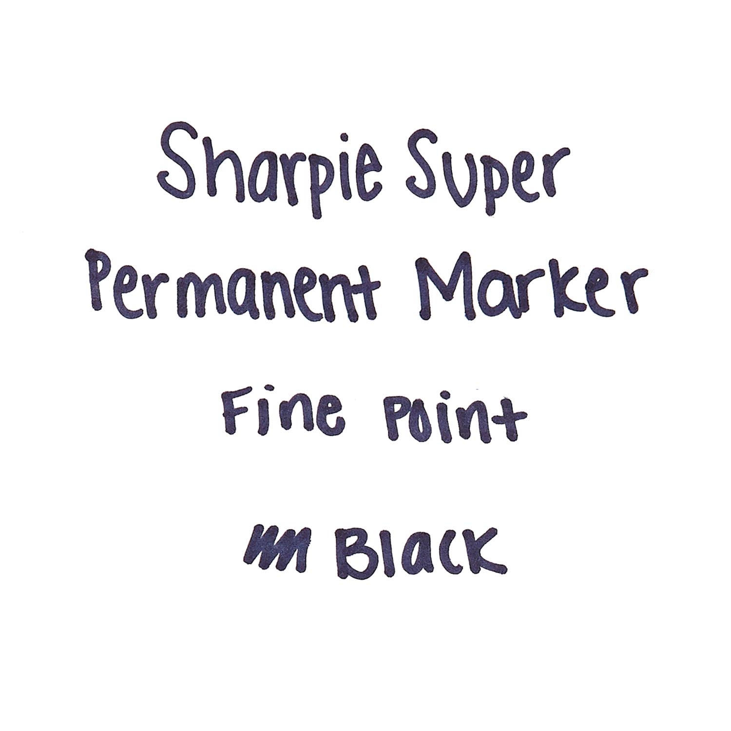 Sharpie Super Permanent Markers, Select Color Fine, 12 ct. - Image 4