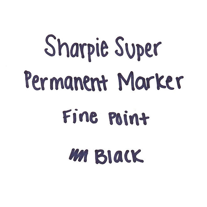 Sharpie Super Permanent Markers, Select Color Fine, 12 ct. - Image 8