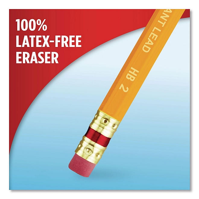 PaperMate EverStrong 2 Pencils, HB (2), Black Lead, Yellow Barrel, 24/Pack - Image 7