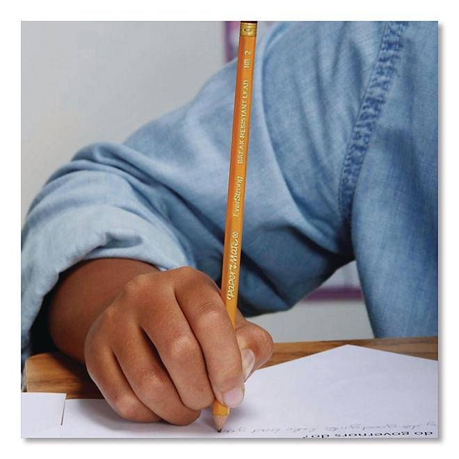 PaperMate EverStrong 2 Pencils, HB (2), Black Lead, Yellow Barrel, 24/Pack - Image 8