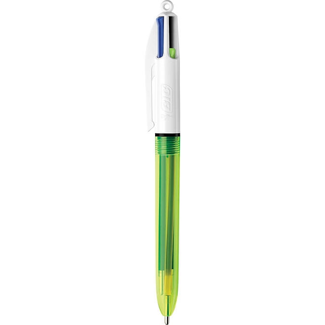 BIC 4-Color Retractable Ball Point Pens, 7-Count, Assorted Colors - Image 8