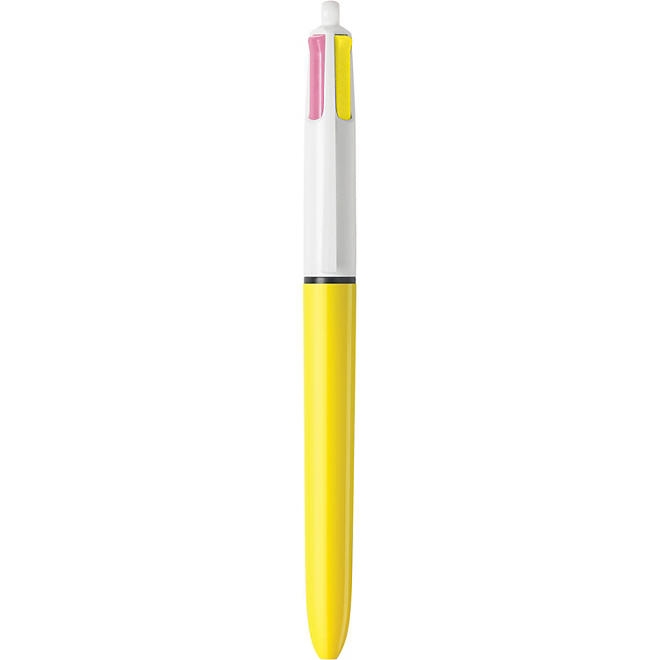 BIC 4-Color Retractable Ball Point Pens, 7-Count, Assorted Colors - Image 11