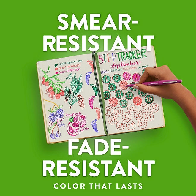 Paper Mate Flair Felt Tip Pens, Medium and Dual-Brush Tip, Assorted Colors, 17 Count - Image 4