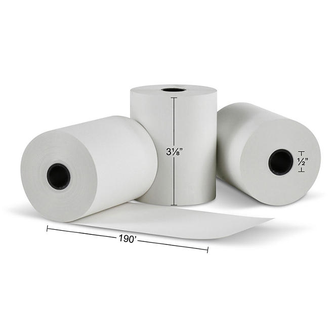 Member's Mark Thermal Receipt Paper Rolls, 3 1/8" X 190', 18 Rolls - Image 5