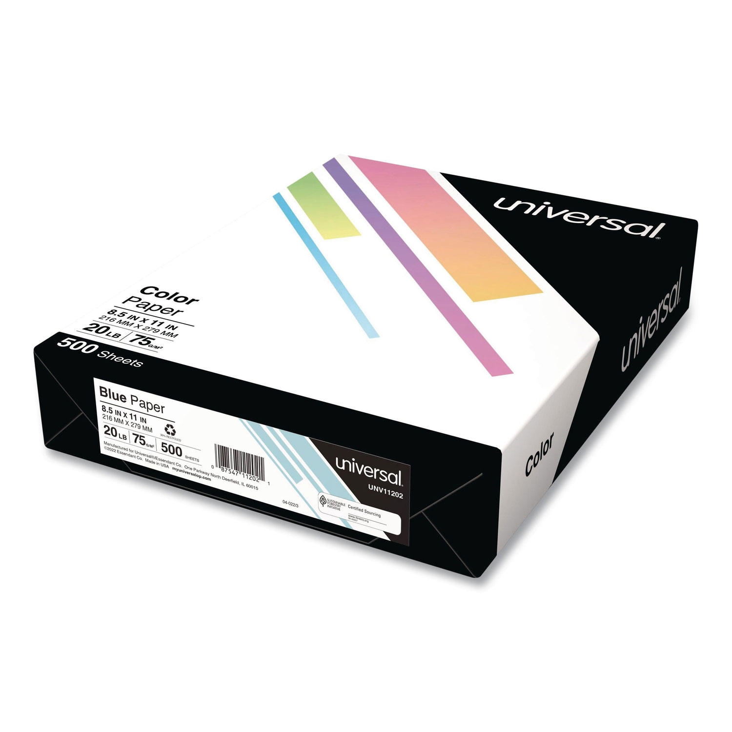 Universal Colored Paper, 20lb, 8-1/2" x 11", 500 Sheets/Ream, Various Colors - Image 5