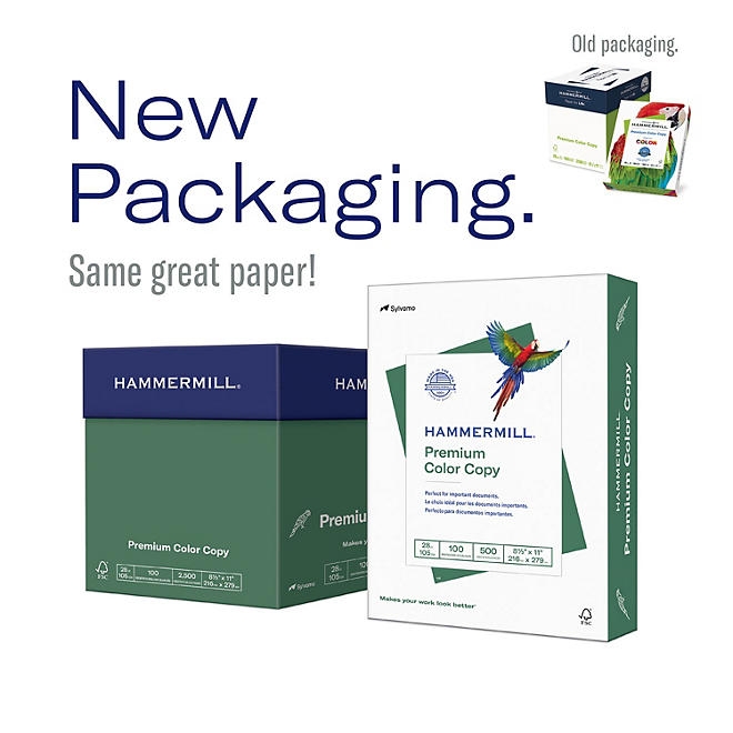 Hammermill Color Copy Paper, 100 Bright, 28 lb., Letter, Photo White, 500/RM, 5 RM/CT - Image 4