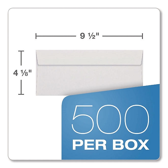 Quality Park - Redi-Seal Envelopes, 10 4-1/8 X 9-1/2 - Double Window - Image 7