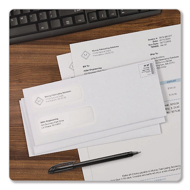 Quality Park - Redi-Seal Envelopes, 10 4-1/8 X 9-1/2 - Double Window - Image 9