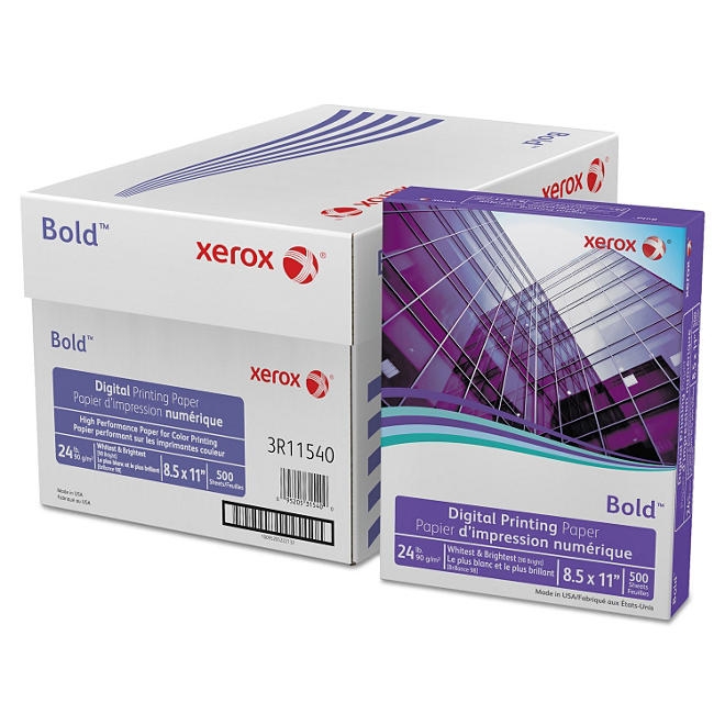Xerox Bold Digital Printing Paper, 8 1/2 x 11, White, 500 Sheets - Image 3