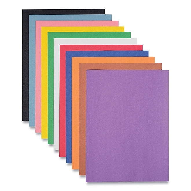 Pacon - Construction Paper Smart-Stack, 58 lbs., 9 x 12 - Assorted, 300 Sheets per Pack - Image 3