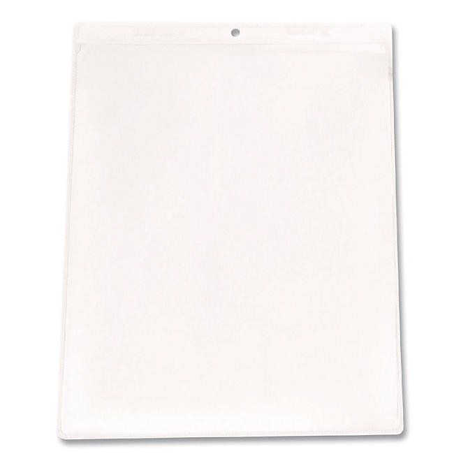 C-Line Clear Vinyl Shop Ticket Holder, 9" x 12", 50ct. - Image 2