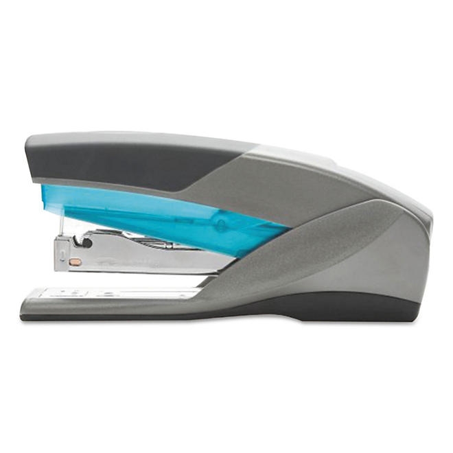 Swingline - Light Touch Reduced Effort Full Strip Stapler, 25-Sheet Capacity - Gray/Blue - Image 3