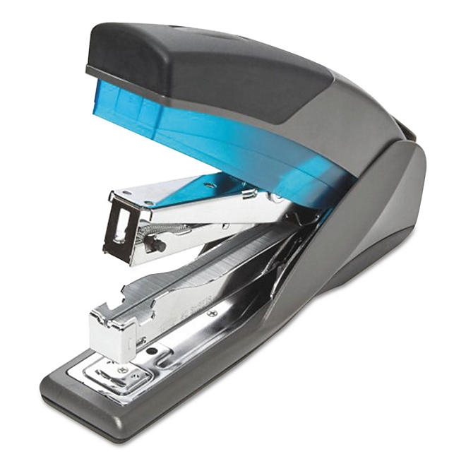 Swingline - Light Touch Reduced Effort Full Strip Stapler, 25-Sheet Capacity - Gray/Blue - Image 4