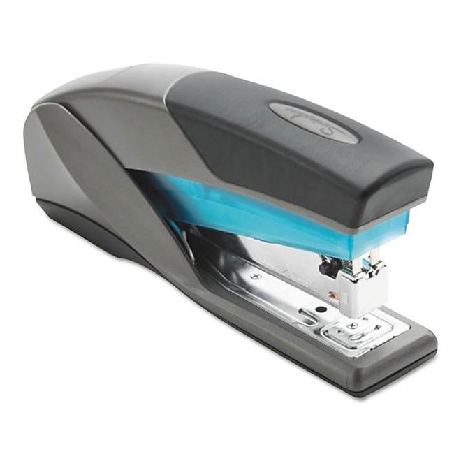 Swingline - Light Touch Reduced Effort Full Strip Stapler, 25-Sheet Capacity - Gray/Blue - Image 5