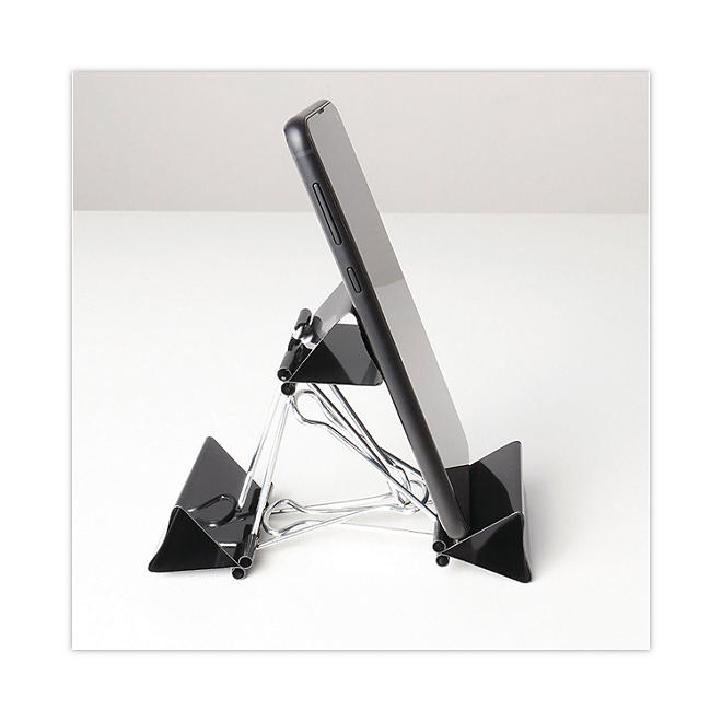 Universal Steel Wire Binder Clips, 3/8" Capacity, 3/4" Wide, Small, 144 ct. - Image 9