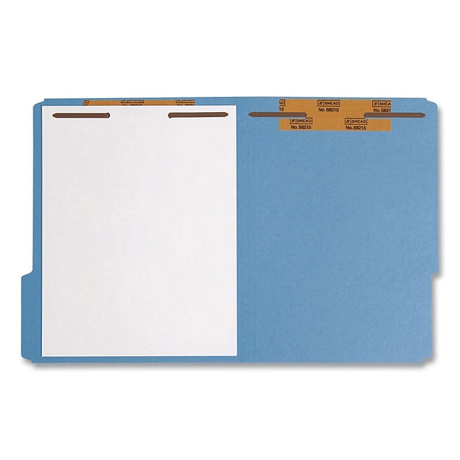 Smead 2" Capacity Reinforced Self-Adhesive Fasteners, Brown, 100ct. - Image 2