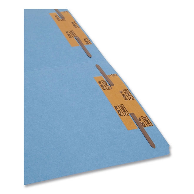 Smead 2" Capacity Reinforced Self-Adhesive Fasteners, Brown, 100ct. - Image 3