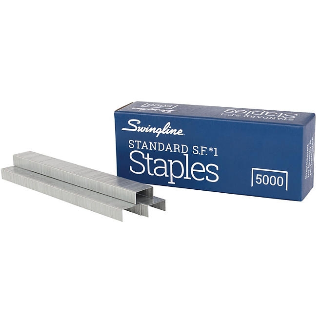Swingline - S.F. 1 Standard Economy Chisel Point 210 Full-Strip Staples - 5000/Box - Image 2