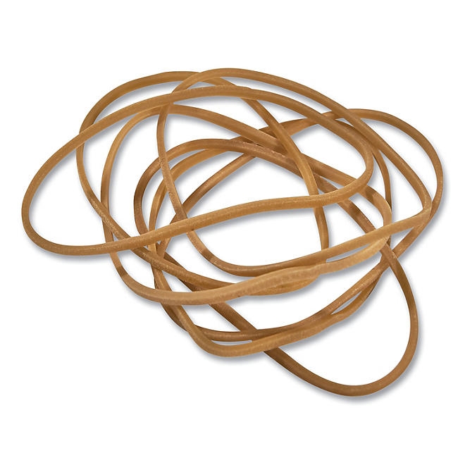 Universal Rubber Bands, Size 16, 0.04" Gauge, Beige, 1 lb Box, 1,900/Pack - Image 5