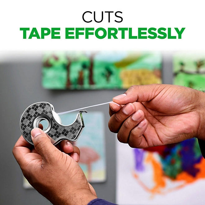 Scotch Stainless Steel Refillable Dispenser and Scotch Magic Tape with 66% Plant Based Adhesive, 0.75" x 550" - Image 5