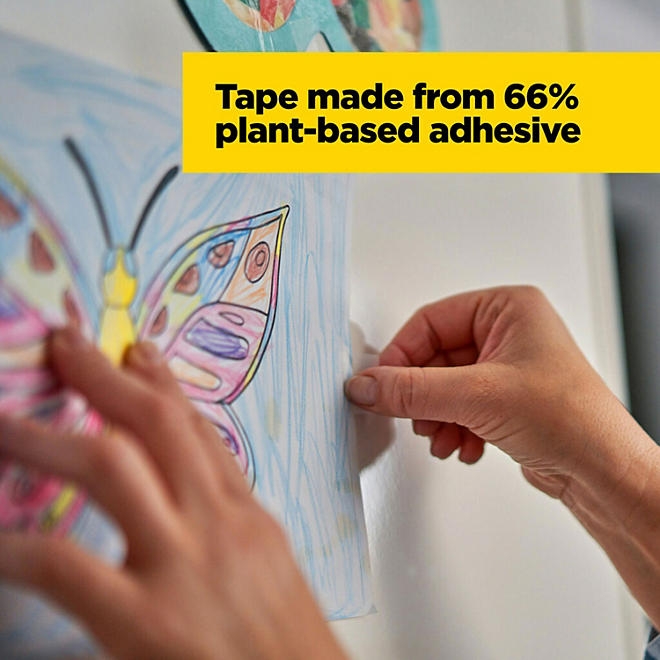 Scotch Stainless Steel Refillable Dispenser and Scotch Magic Tape with 66% Plant Based Adhesive, 0.75" x 550" - Image 8