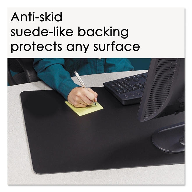 Artistic - Rhinolin II Desk Pad with Microban, 36 x 24 - Black - Image 5