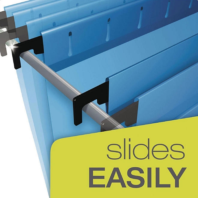 Pendaflex 1/5 Tab SureHook Hanging File Folders, Assorted Colors (Letter, 20 ct.) - Image 4