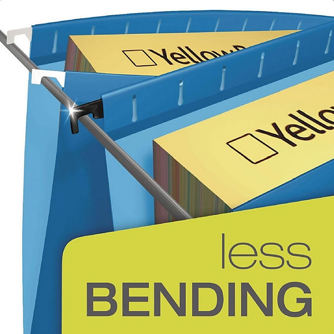 Pendaflex 1/5 Tab SureHook Hanging File Folders, Assorted Colors (Letter, 20 ct.) - Image 5