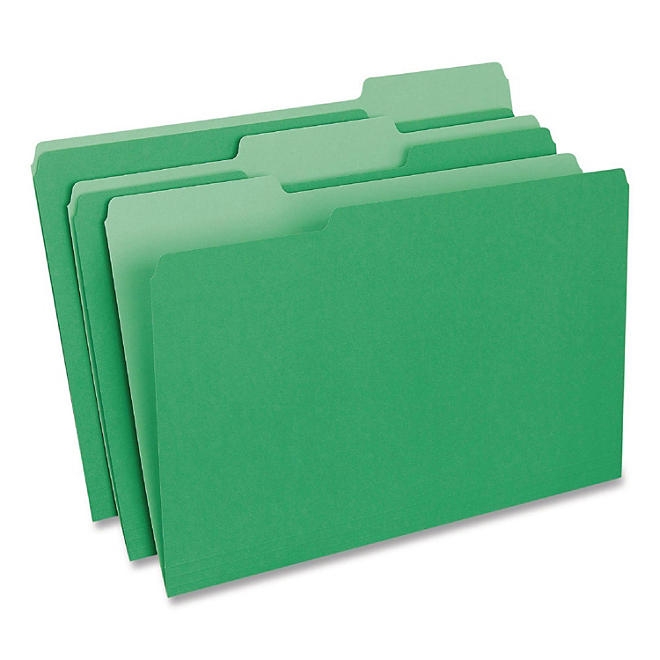 Universal® Deluxe Colored Top Tab File Folders - Image 7