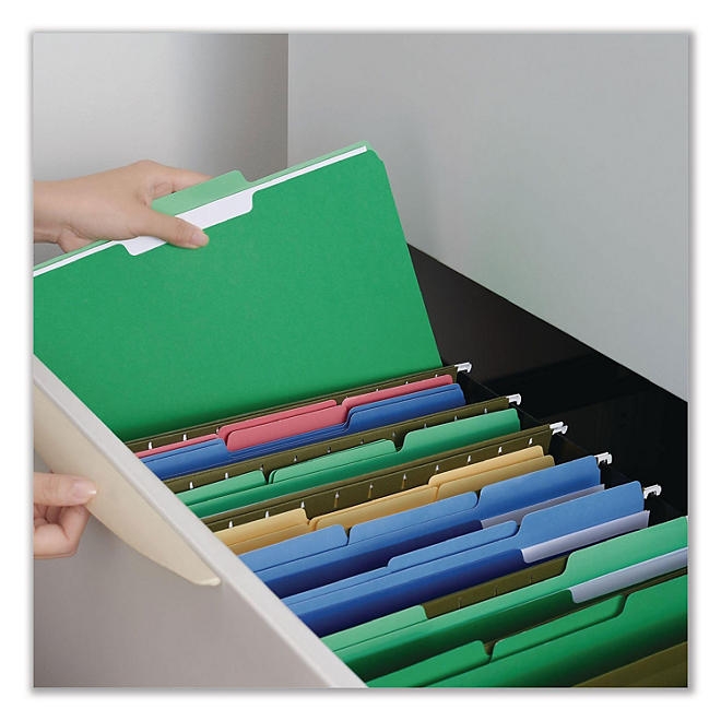 Universal® Deluxe Colored Top Tab File Folders - Image 9