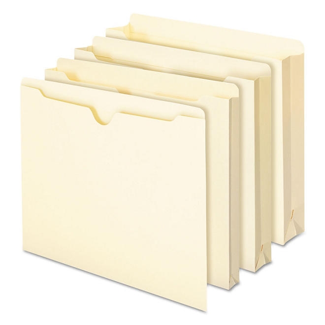 Smead Double-Ply File Jackets, Manila Letter, 100ct. - Image 4