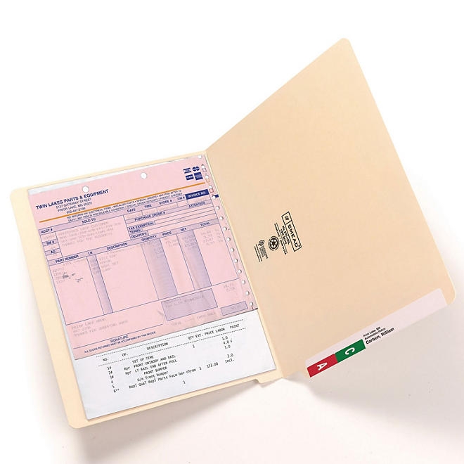 Smead Two-Ply End Tab Shelf Folders, Manila (Letter, 100ct.) - Image 7